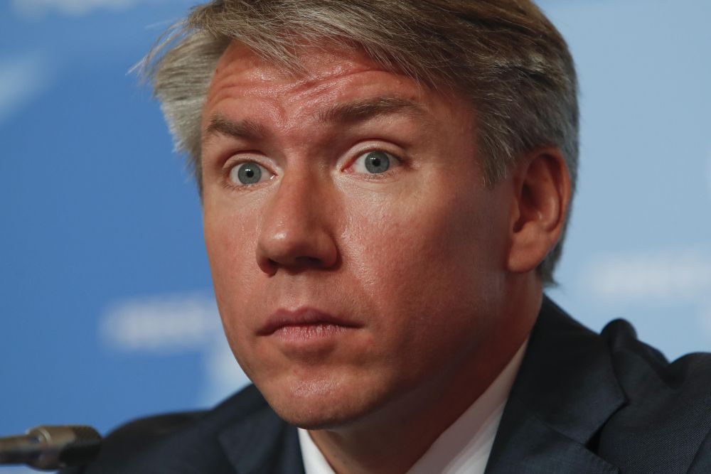 Chief executive of the Local Organising Committee for the 2018 soccer World Cup Alexei Sorokin attends a news conference in Moscow, Russia July 14, 2018. u00e2u20acu201d Reuters picnn