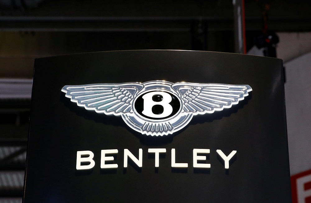 A Bentley logo is pictured during the 88th Geneva International Motor Show in Geneva March 6, 2018. u00e2u20acu201d Reuters pic 