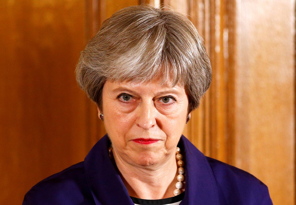Britain's Prime Minister Theresa May attends a press conference at 10 Downing Street, in London, Britain, June 21, 2018. u00e2u20acu201d Reuters pic 