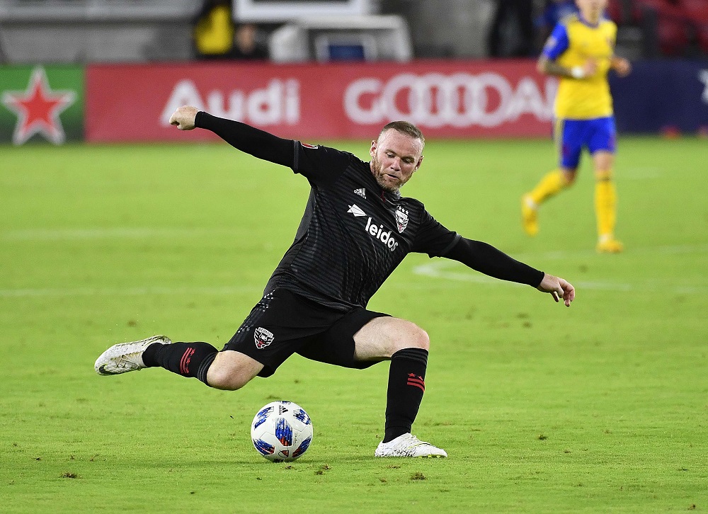 DC United forward Wayne Rooney passes the ball against the Colorado Rapid during the second half at Audi Field in Washington. u00e2u20acu201d Reuters pic/Brad Mills-USA TODAY Sports