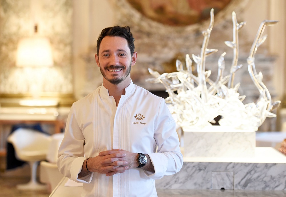 In this file photo taken on October 25, 2017, Le Meuriceu00e2u20acu2122s pastry chef Cedric Grolet poses during a photo session at the luxury five-star Le Meurice Hotel in Paris. u00e2u20acu201d AFP pic