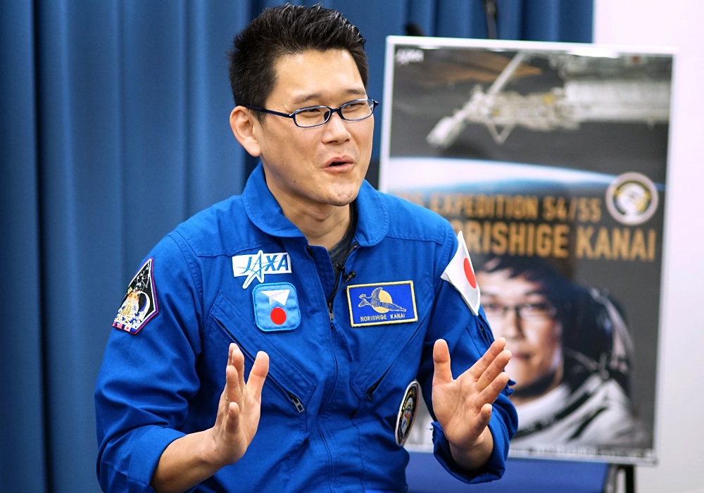 Japanese astronaut Norishige Kanai, a doctor and former diving medical officer in Japanu00e2u20acu2122s Maritime Self-Defence Force, speaks during an interview in Tokyo July 27, 2018. u00e2u20acu201d AFP pic