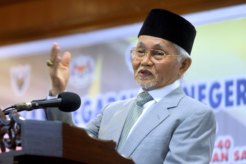 Sarawak Governor Tun Abdul Taib Mahmud. u00e2u20acu201d Bernama pic