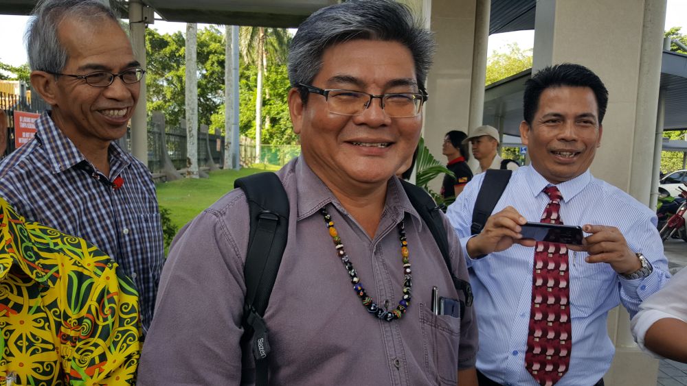 Scrips secretary Michael Jok says he has sent letters to all state lawmakers to oppose the amendments to the Sarawak Land Code, July 9, 2018. u00e2u20acu201d Picture by Sulok Tawie 