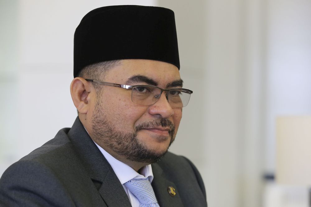 Minister in the Prime Minister's Department, Datuk Mujahid Yusof Rawa speaks to Malay Mail during an interview at his office in Putrajaya July 05, 2018. u00e2u20acu201d Picture by Yusof Mat Isa