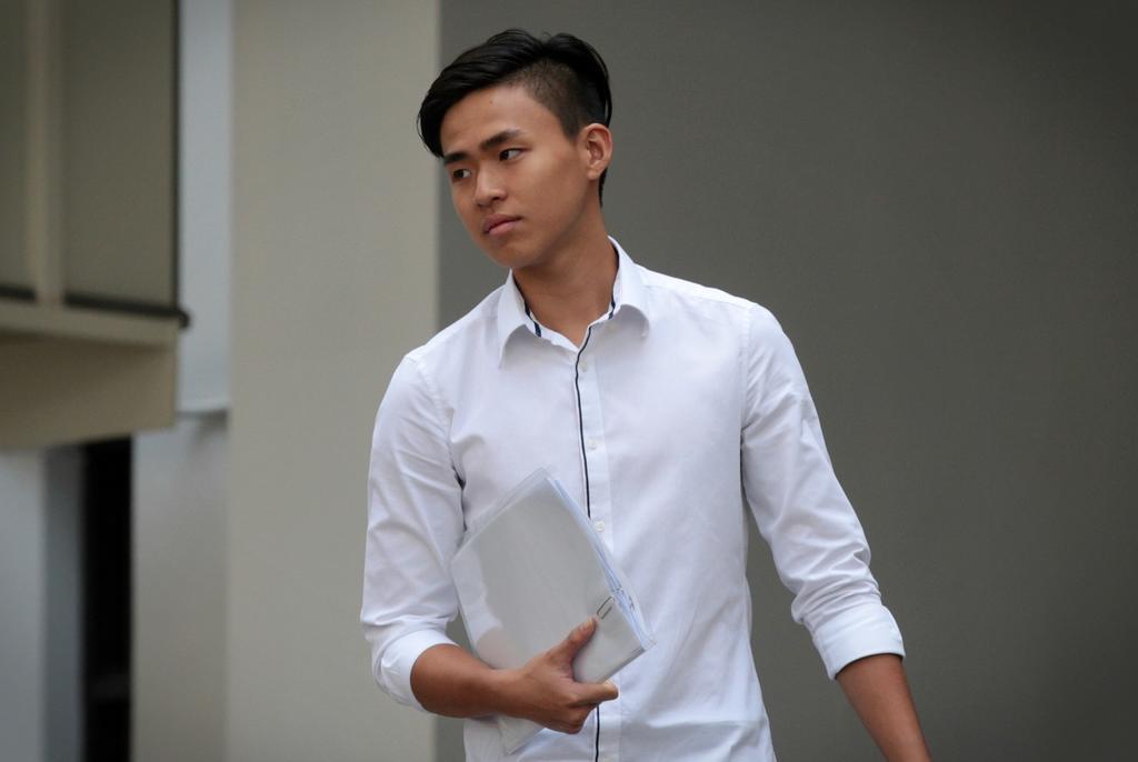 Nicholas Ting Nai Jie was sentenced to a short detention order of 14 days, as well as 100 hours of community service. u00e2u20acu201d TODAY pic