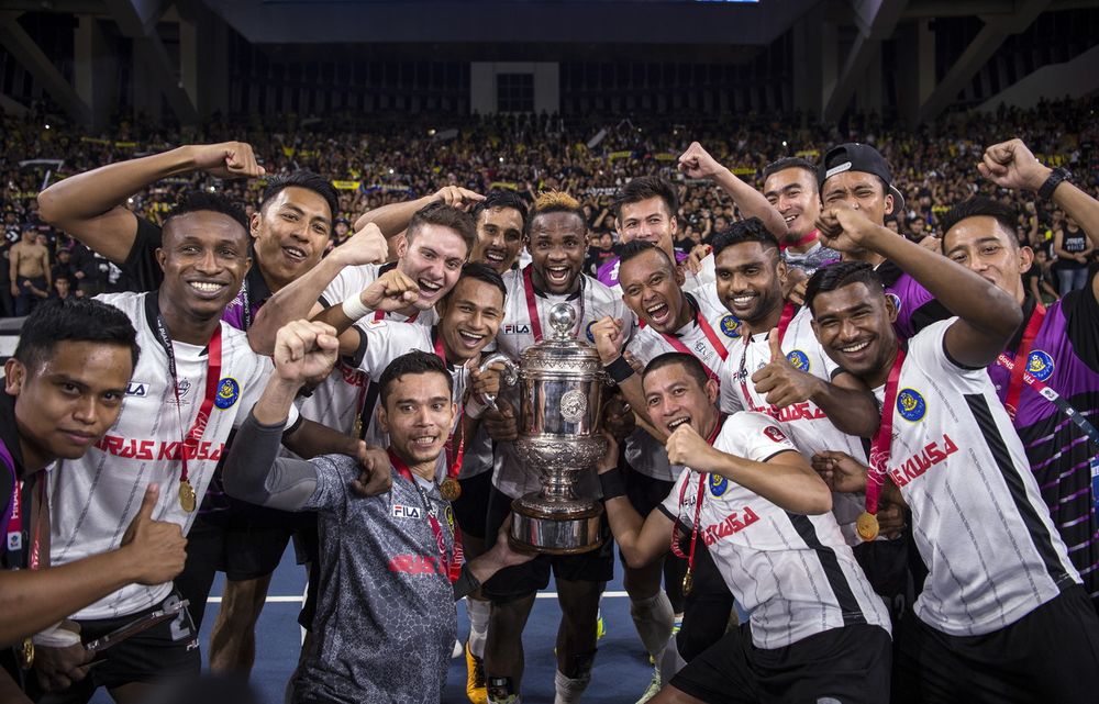 Pahang merangkul kejuaraan Piala FA buat kali ketiga setelah menewaskan juara lima kali, Selangor, 2-0, 7 Julai 2018. u00e2u20acu201d Foto Bernama