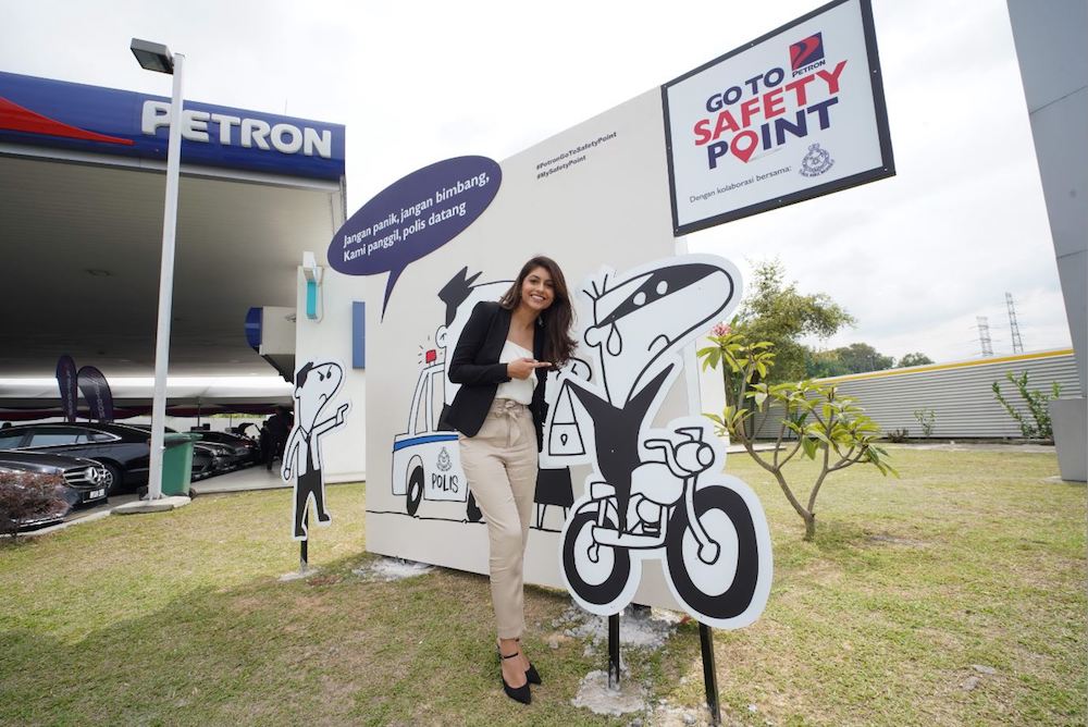 The GTSP installation art is a part of a larger initiative made by Petron Malaysia to promote crime prevention and ensure safety in communities where it is present. u00e2u20acu201d Picture courtesy of Petron Malaysia