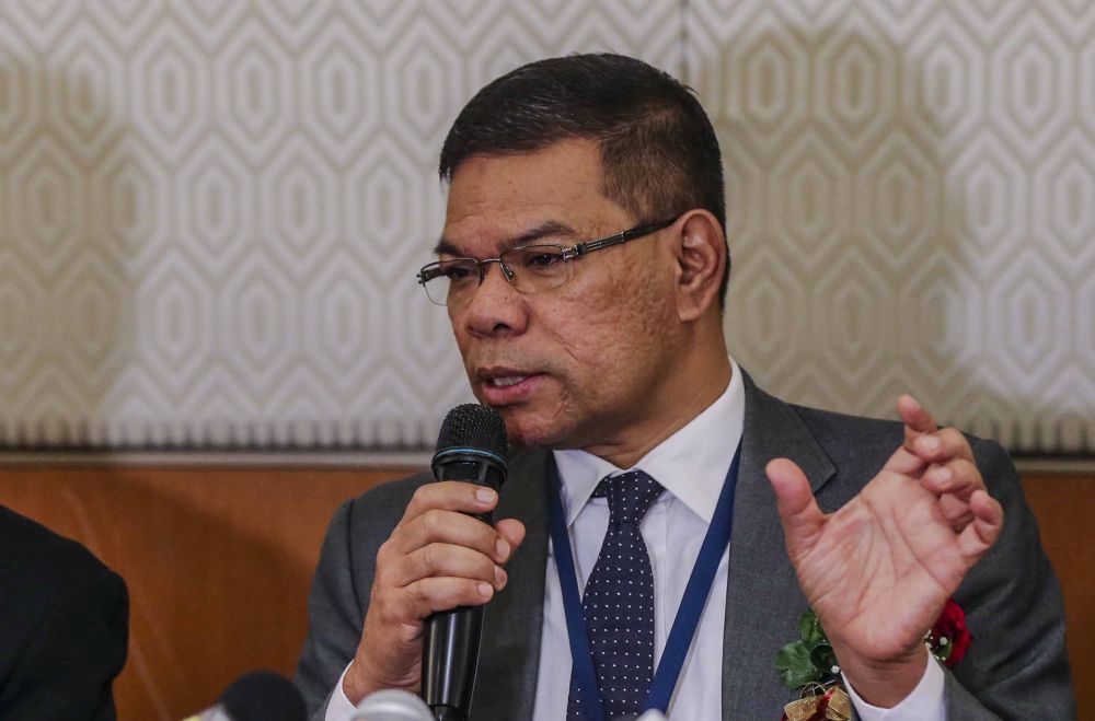 Domestic Trade, Co-operatives and Consumerism Minister Datuk Saifuddin Nasution Ismail speaks during press conference in Kuala Lumpur July 26, 2018. u00e2u20acu201d Picture by Firdaus Latifnn