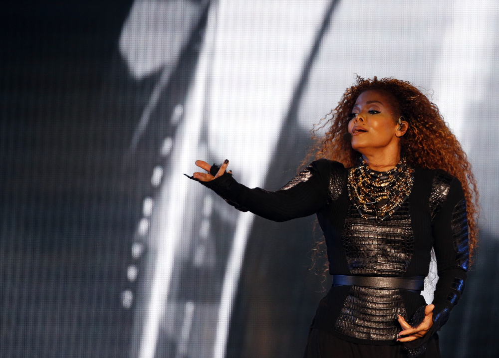 US singer Janet Jackson performing during the Dubai World Cup horse racing event on March 26, 2016. u00e2u20acu201d AFP pic
