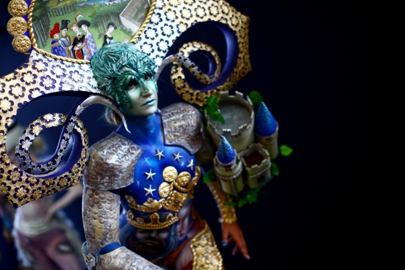 A model performs during the 'World Bodypainting Festival 2018' in Klagenfurt, Austria July 13, 2018. u00e2u20acu201d Reuters pic