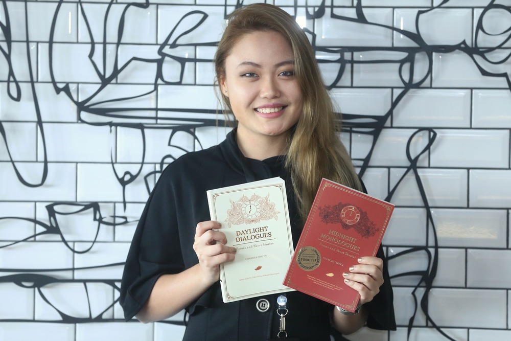Ong is the author of two books, 'Midnight Monologues' and 'Daylight Dialogues,' which she self-published.