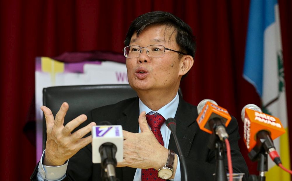 Chow speaks during a press conference in Komtar July 25, 2018. u00e2u20acu201d Picture by Sayuti Zainudin