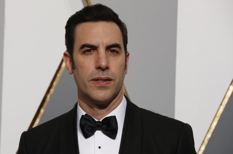 Presenter Sacha Baron Cohen arrives at the 88th Academy Awards in Hollywood, California February 28, 2016. u00e2u20acu201d Reuters pic