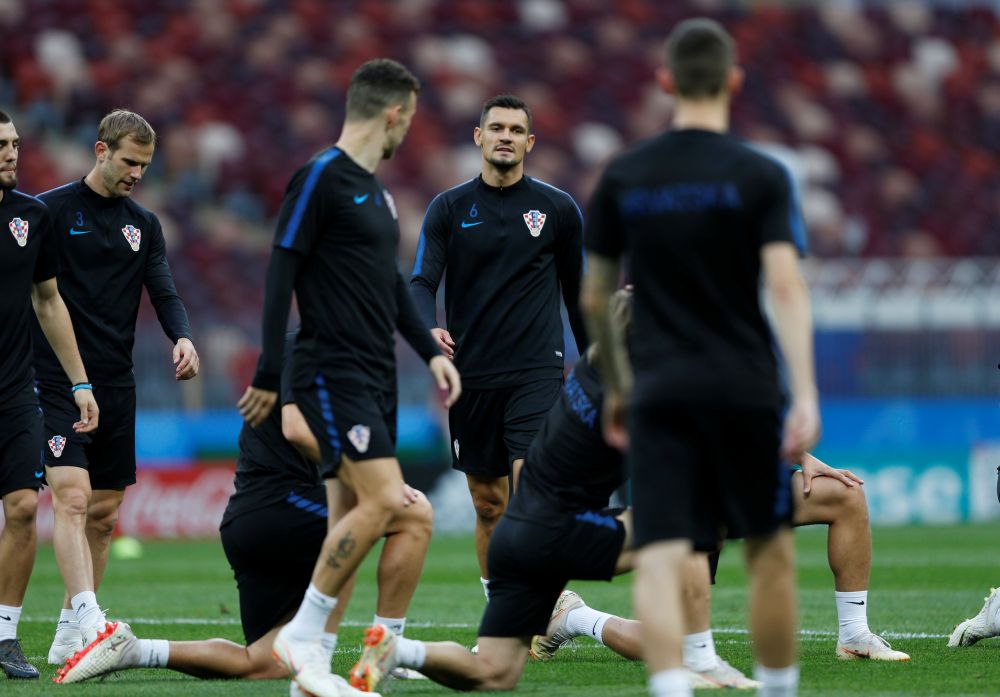 Croatia's Dejan Lovren is seen during a training session in Moscow, July 19, 2018. u00e2u20acu2022 Reuters pic