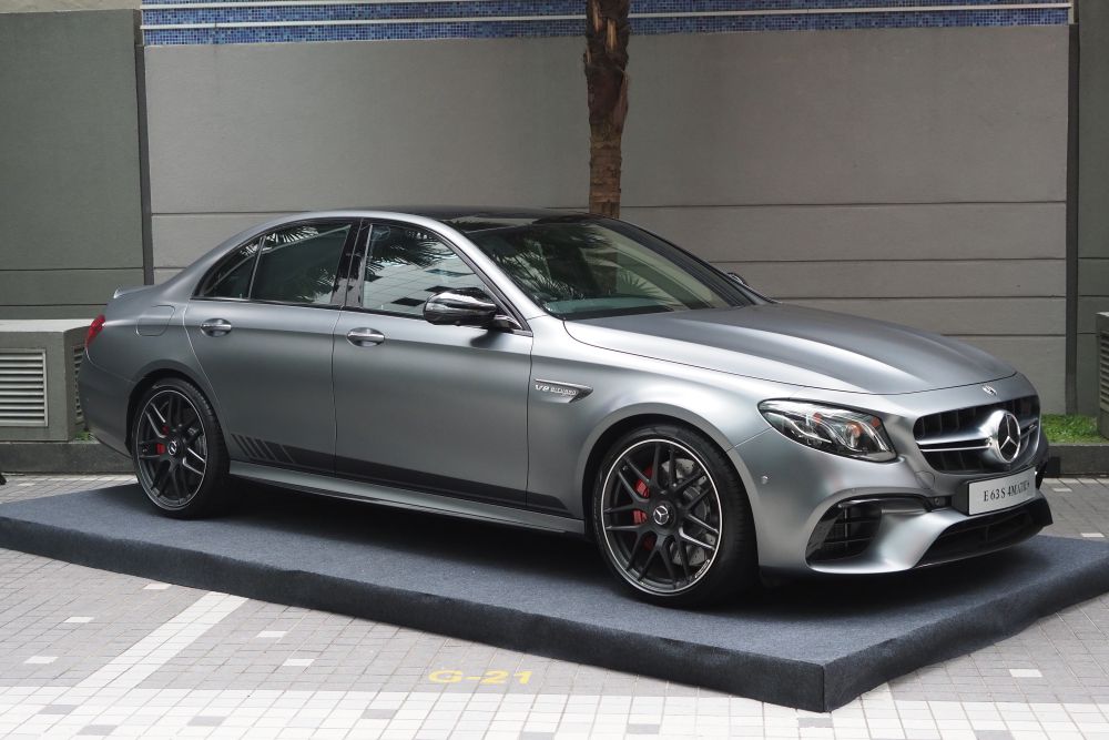 The E 300 AMG Lineu00e2u20acu2122s four-cylinder 2.0 litre petrol engine gives a total system output of 180 kW. u00e2u20acu201d Picture courtesy of Mercedes-Benz Malaysia