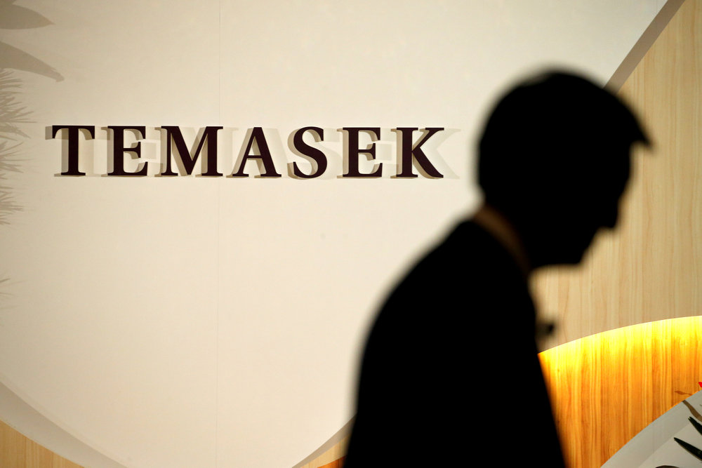 An executive prepares to take the stage during the annual Temasek Review in Singapore July 7, 2016.  u00e2u20acu201d Reuters