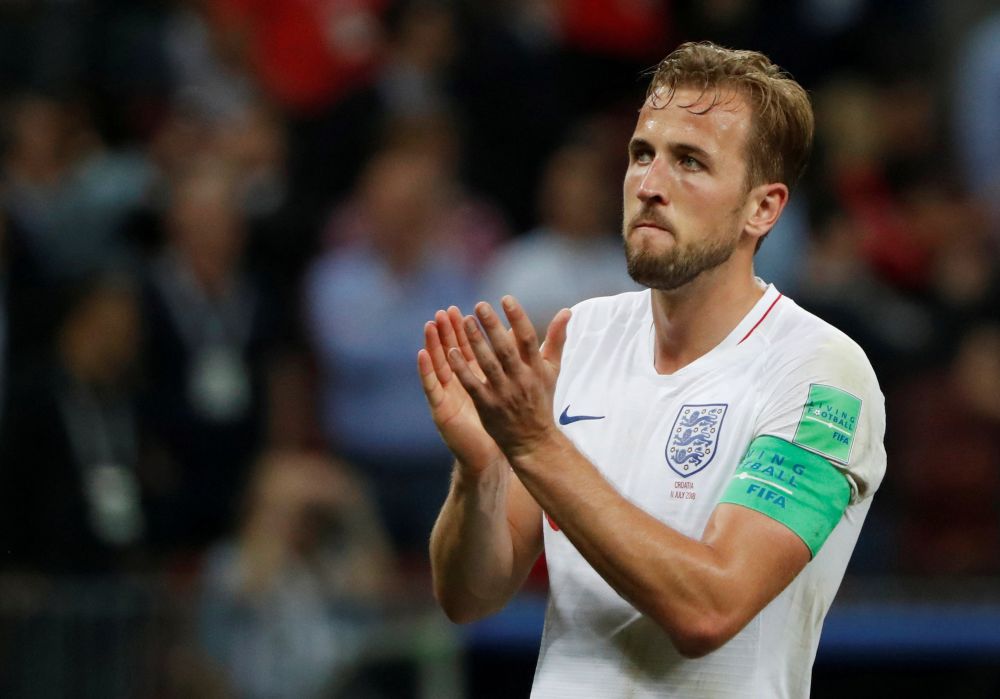 England's Harry Kane applauds their fans after the match against Croatia July 12, 2018. u00e2u20acu2022 Reuters pic