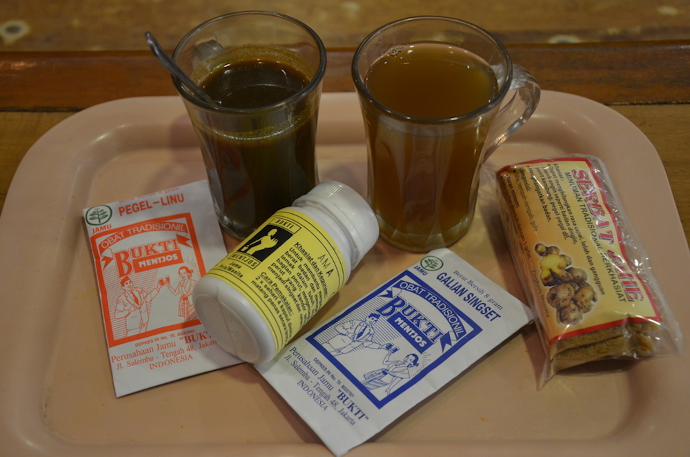 Warung Jamu Bukti Mentjos serves jamu as a drink, capsules and powder. — Jakarta Globe pic