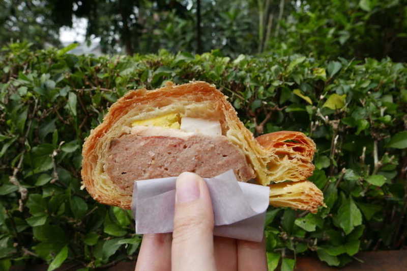 Toko Kue Marga is famous for their picnic rolls, available with beef or ham. u00e2u20acu201d Jakarta Globe pic