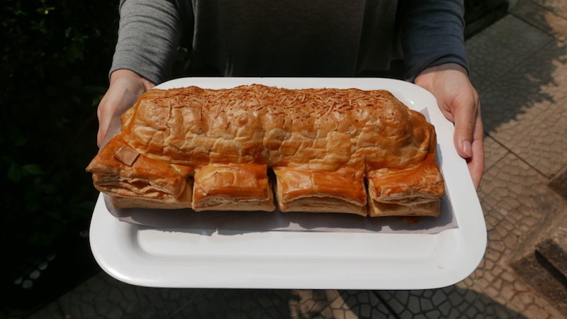 Toko Kue Marga’s majestic beef picnic roll. — Jakarta Globe