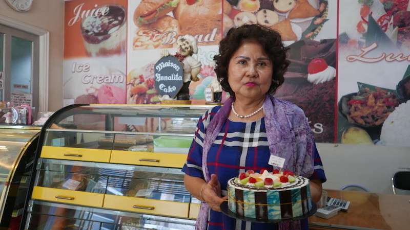 Sprightly 70-year-old Annaning Widodo opened her Benhil cakery in 1977. — Jakarta Globe