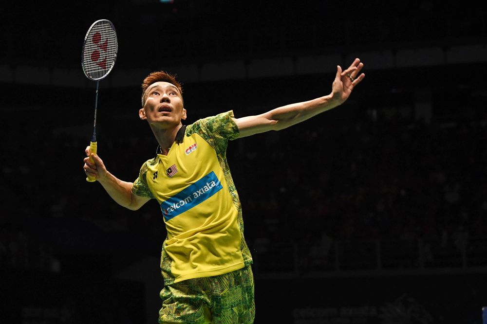 File picture shows Chong Wei in action against Kento Momota in the final of the Malaysia Open in Kuala Lumpur, July 1, 2018. u00e2u20acu201d Bernama pic