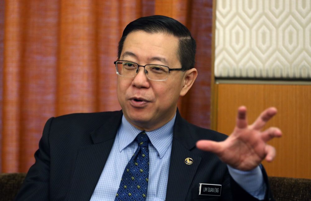 Finance Minister Lim Guan Eng speaks to reporters after launching the Shariah Investing Fair 2018 in Kuala Lumpur July 21, 2018. u00e2u20acu2022 Picture by Razak Ghazali