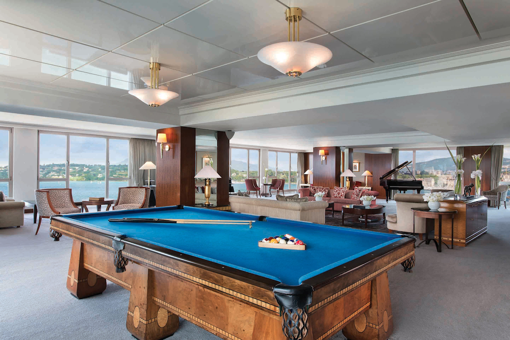 The Royal Penthouse Suite at Hotel President Wilson takes the title of worldu00e2u20acu2122s most exorbitantly expensive suite. u00e2u20acu201d Handout via AFP