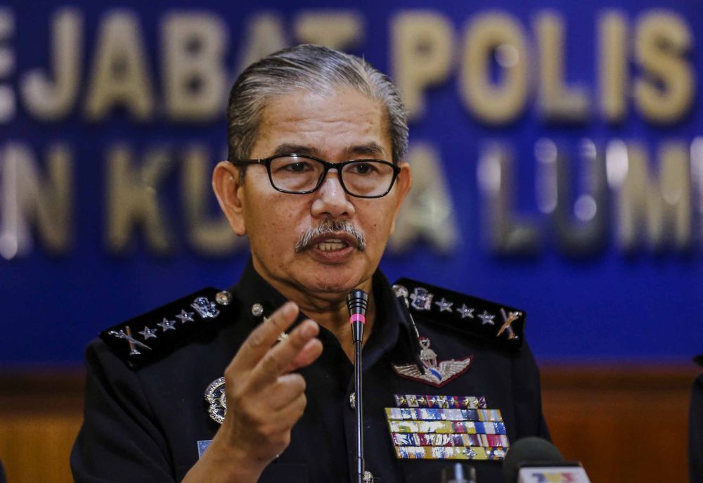KL Police Chief Datuk Seri Mazlan Lazim speaks during a press conference in Kuala Lumpur July 31,2018. u00e2u20acu201d  Picture by Firdaus Latif