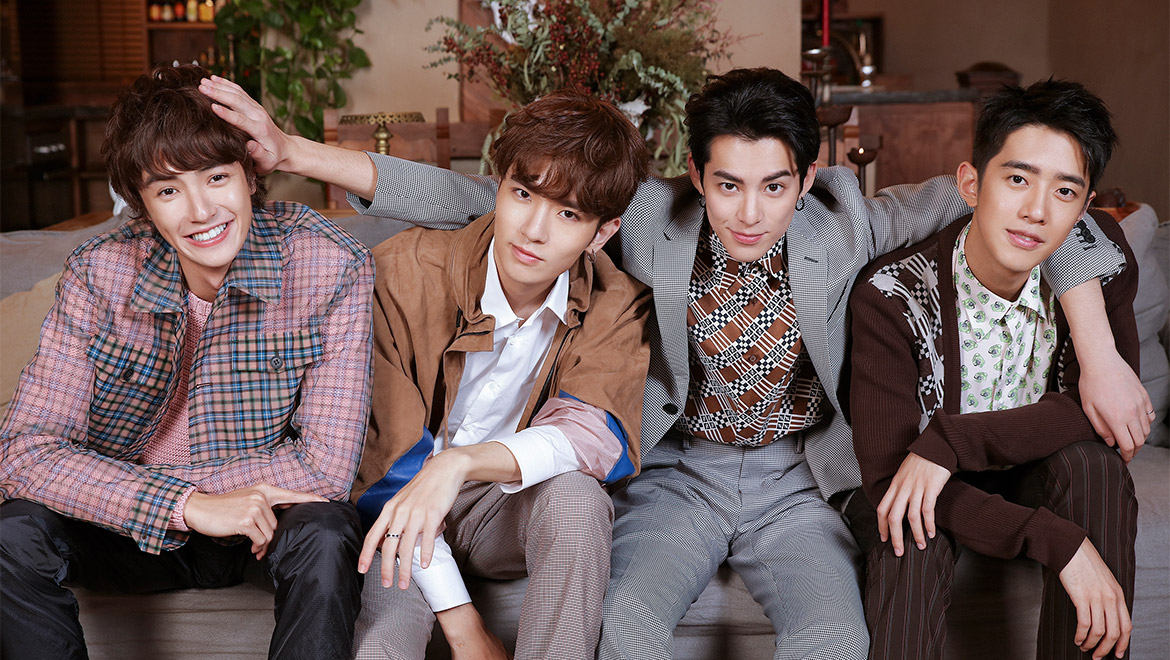 Newcomers Wang Hedi, Guan Hong, Liang Jingkang, and Wu Xize star as the rebooted F4. u00e2u20acu201d Picture courtesy of Netflix