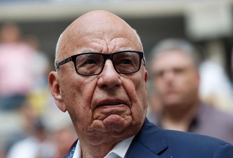 Rupert Murdoch, chairman of Fox News Channel, at the US Open tennis men’s singles final in New York September 10, 2017. The online petition attracted a record number of signatories after being launched on October 12 by former Labor prime minister Kevin Rudd, a frequent target of newspapers controlled by Murdoch’s News Corp. — Reuters pic