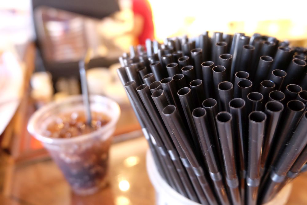 Penang will ban single-use plastic items including plastic straws in cafes, restaurants and hotels starting January 2019. u00e2u20acu201d Picture by KE Ooi