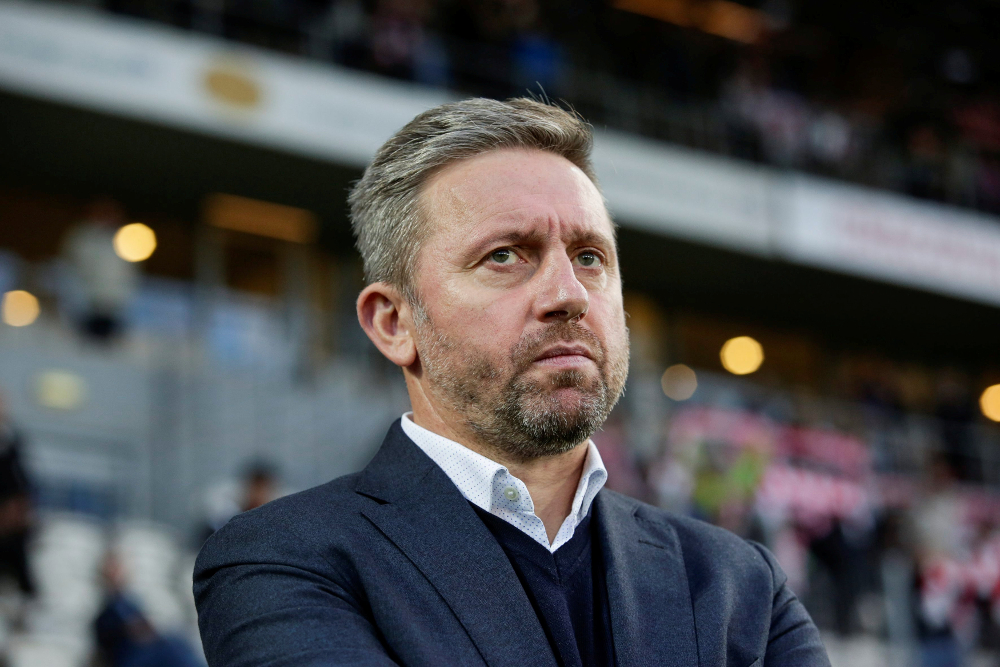 Wisla Plock coach Jerzy Brzeczek is seen during Cracovia vs Wisla Plock match in Krakow September 25, 2017. u00e2u20acu201d Picture by Agencja Gazeta/Jakub Wlodek via Reuters