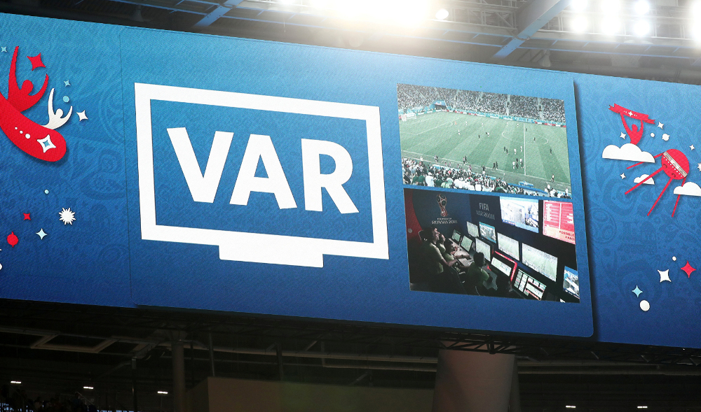 An incident is reviewed on VAR in World Cup match between Nigeria and Argentina at Saint Petersburg Stadium June 26, 2018. u00e2u20acu201d Reuters pic
