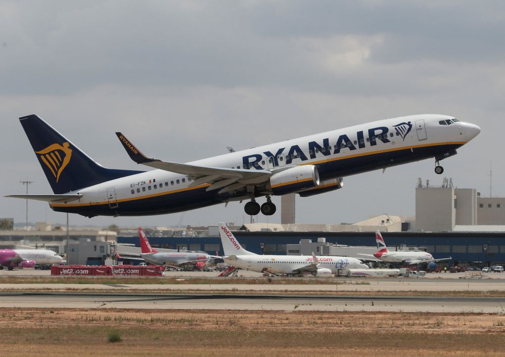 A Ryanair airplane takes off from Palma de Mallorca airport in the Spanish island of Mallorca, Spain, July 21, 2018. u00e2u20acu201d Reuters pic