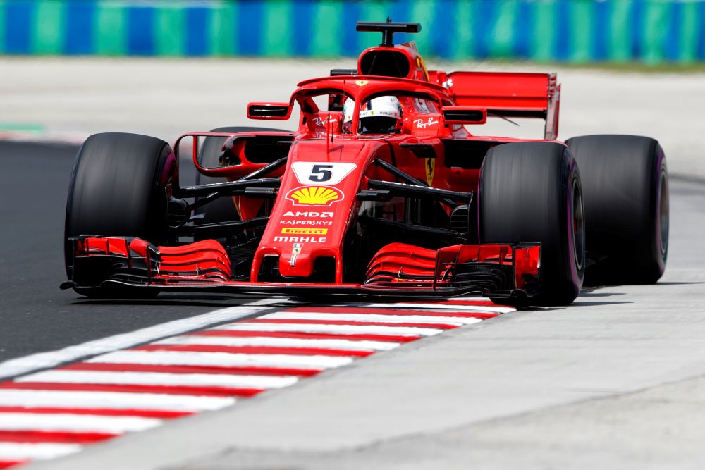 Ferrari's Sebastian Vettel clocked a best lap of one minute and 16.170 seconds to wind up narrowly ahead of Valtteri Bottas of Mercedes by 0.059 seconds and his Ferrari team-mate Kimi Raikkonen. u00e2u20acu2022 Reuters pic
