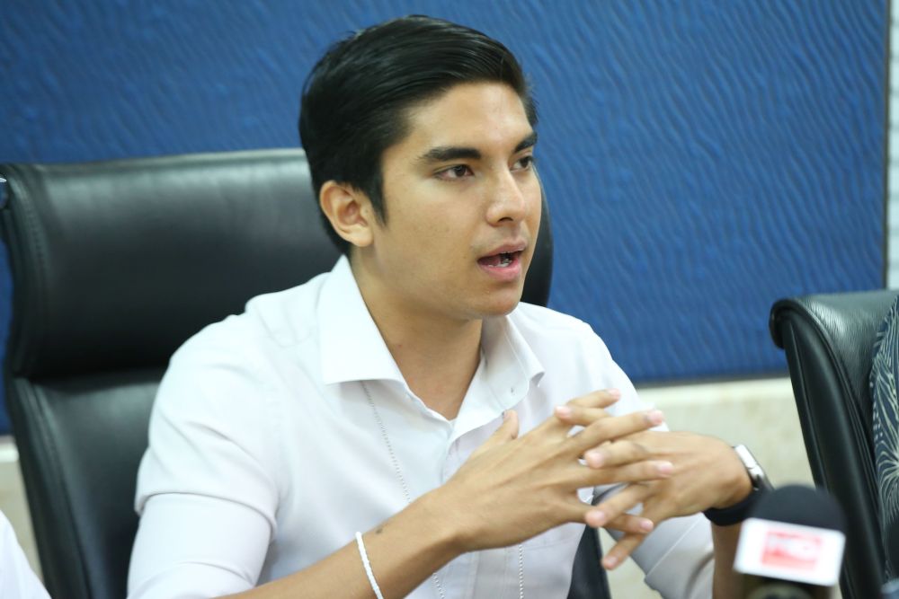 New Youth and Sports Minister Syed Saddiq Syed Abd Rahman speaks during a press conference at Menara KBS in Putrajaya July 3, 2018. u00e2u20acu2022 Picture by Azinuddin Ghazali