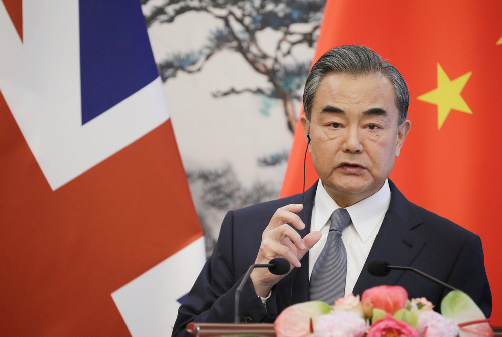 China's Foreign Minister Wang Yi attends a news conference at the Diaoyutai State Guesthouse in Beijing July 30, 2018. u00e2u20acu201d Reuters pic
