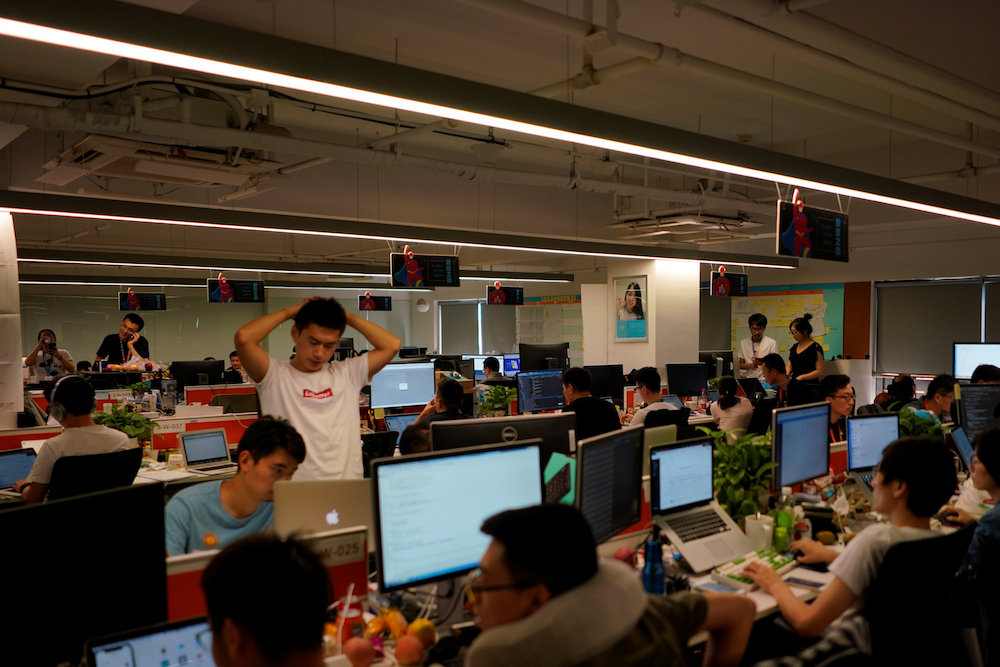 Employees work at DingTalk office, an offshoot of Alibaba Group Holding Ltd, in Hangzhou, Zhejiang province July 20, 2018. u00e2u20acu201d Reuters pic
