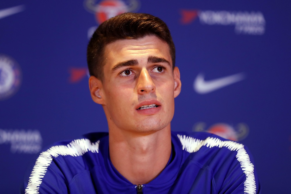 Chelseau00e2u20acu2122s Kepa Arrizabalaga during a press conference at Stamford Bridge in London August 9, 2018. u00e2u20acu201d Picture by Action Images via Reuters 