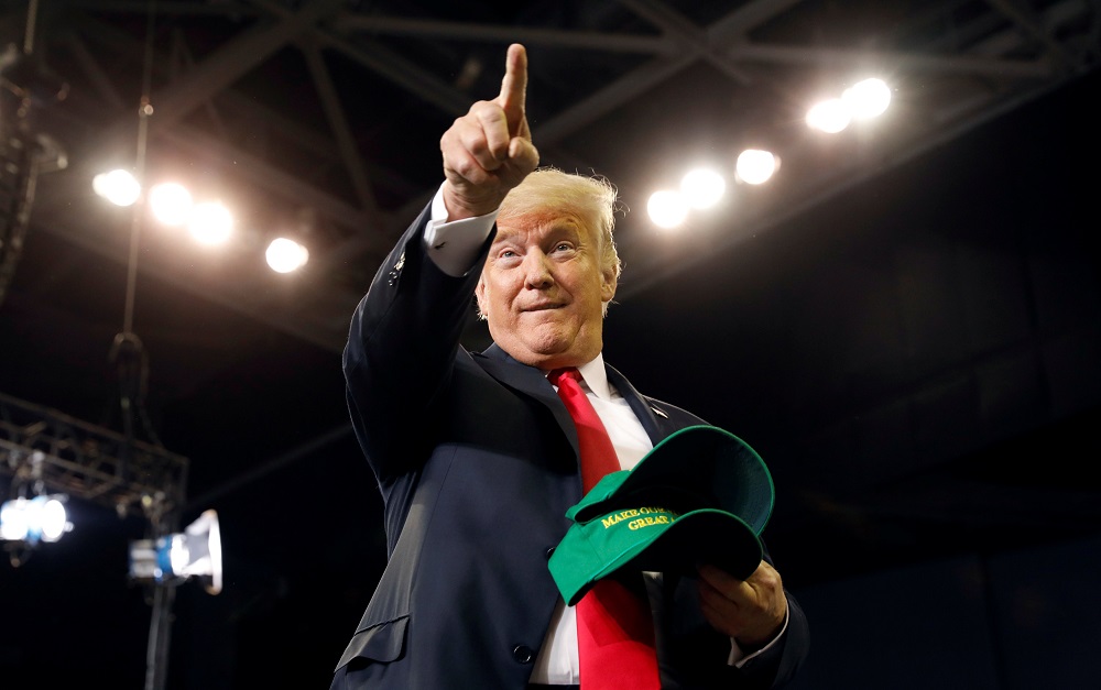 US President Donald Trump holds a u00e2u20acu02dcMake America Great Againu00e2u20acu2122 rally in Evansville, Indiana August 30, 2018. u00e2u20acu201d Reuters pic