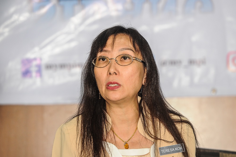 Minister of Primary Industries Teresa Kok at a press conference in Putrajaya on August 7, 2018. u00e2u20acu201d Picture by Shafwan Zaidon
