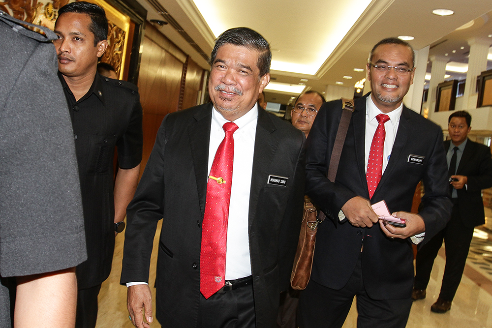 Defence Minister Mohammad Sabu at the Parliament in Kuala Lumpur August 6, 2018. u00e2u20acu201d Picture by Miera Zulyana