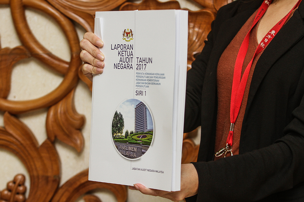 The 2017 Auditor-Generalu00e2u20acu2122s report, August 6, 2018. u00e2u20acu201d Picture by Miera Zulyana