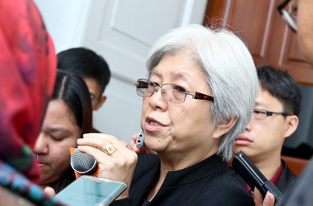 Penang state exco Chong Eng speaks to reporters at the State Assembly Building in George Town August 8, 2018. u00e2u20acu201d Picture by Sayuti Zainudin