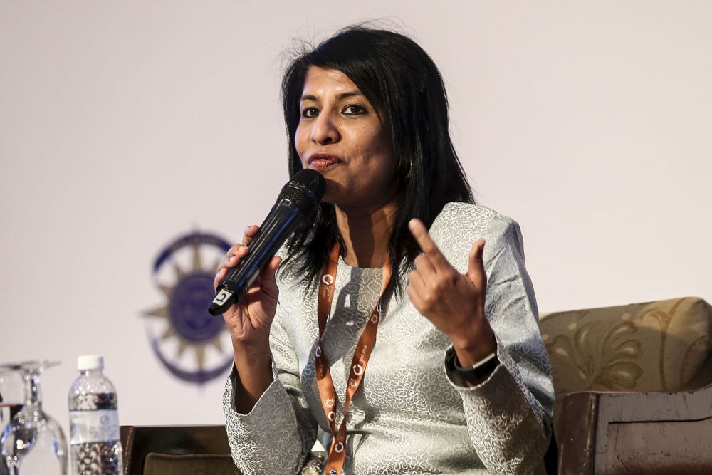 Cynthia Gabriel at the International Malaysia Law Conference at the Royale Chulan Hotel August 15, 2018. u00e2u20acu201d Picture by Hari Anggarann