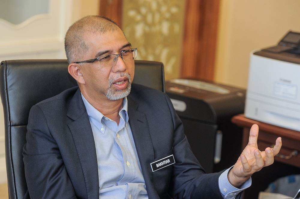 Deputy Minister of Tourism, Arts and Culture of Malaysia, Muhammad Bakhtiar Wan Chik, during an interview with Malay Mail in Putrajaya August 29, 2018. u00e2u20acu201d Picture by Shafwan Zaidon 