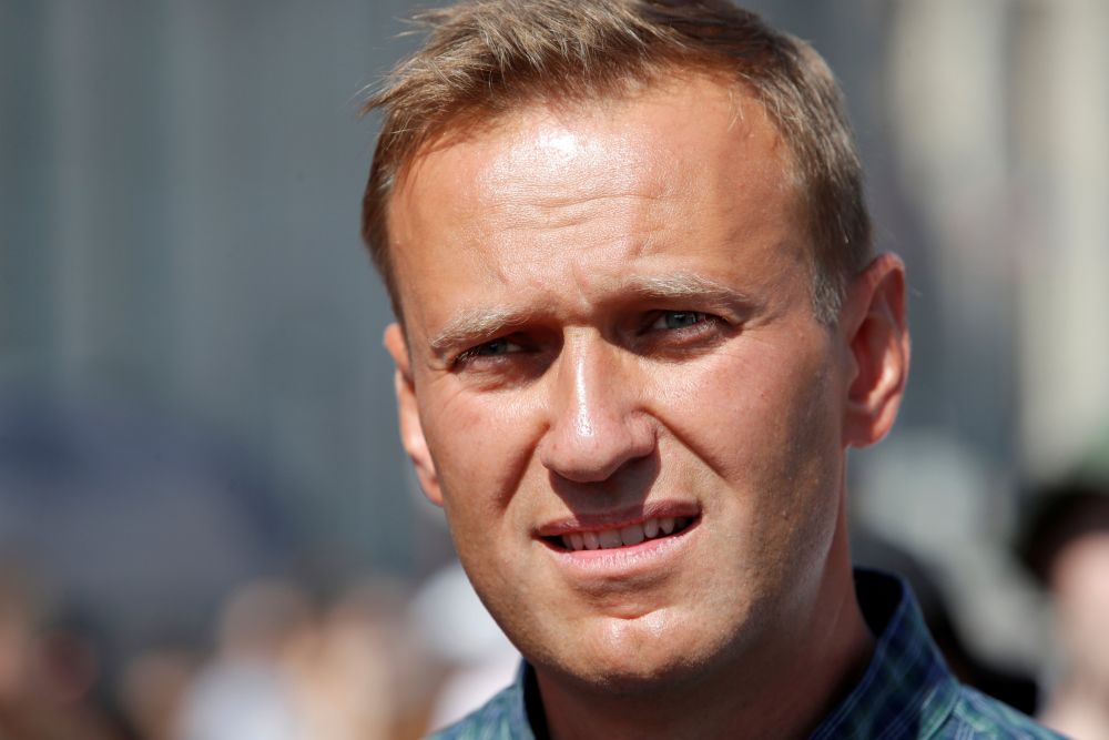 Russian opposition leader Alexei Navalny attends a protest over the governmentu00e2u20acu2122s decision to increase the retirement age in Moscow, Russia, July 29, 2018. u00e2u20acu201d Reuters pic