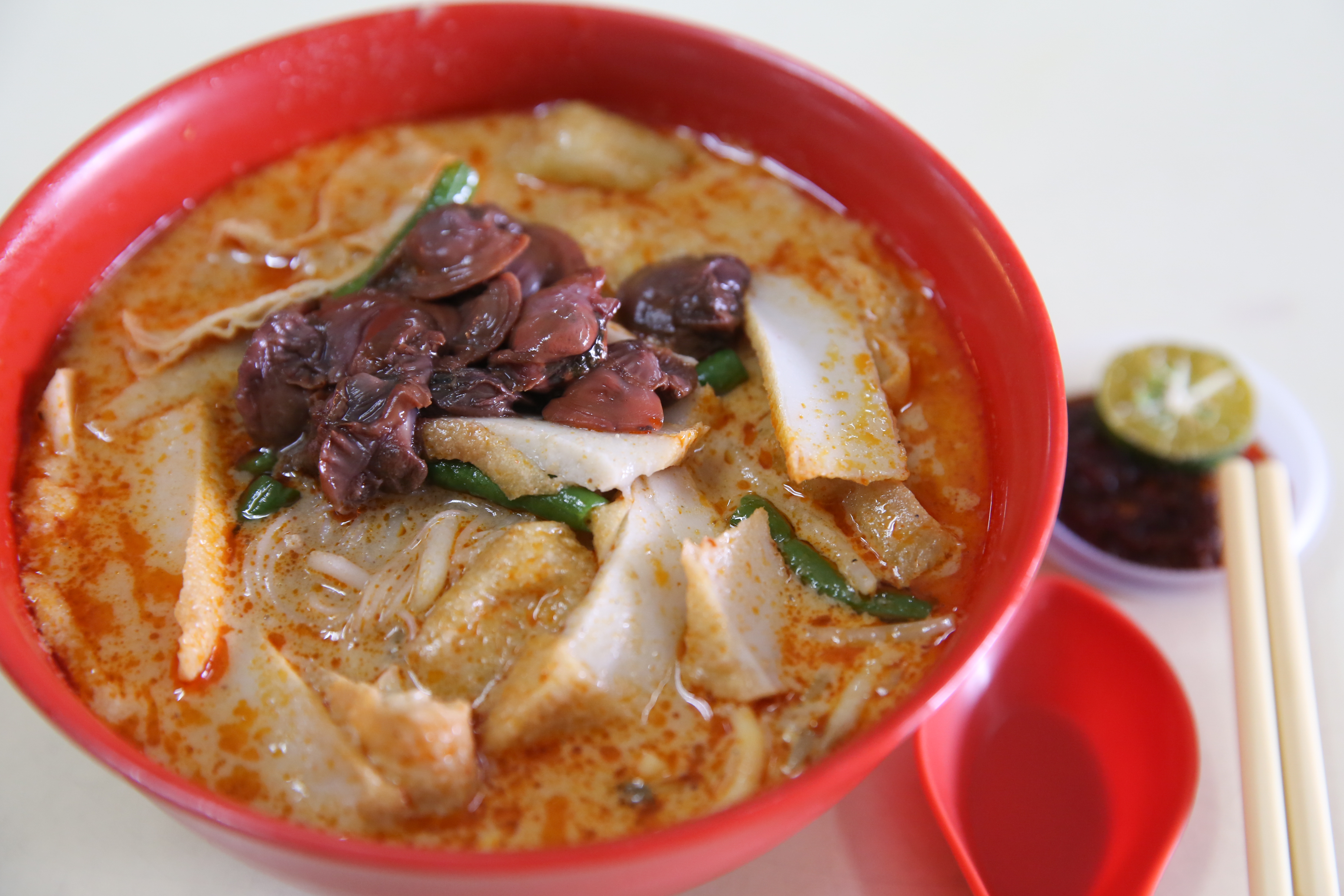 Curry Laksa at Lum Kee stall in sec14 food court. u00e2u20acu201d Picture by Choo Choy May